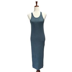 Allbirds Women's Sleeveless Maxi Dress Size Small "The Ribbed Dress" Blue (15)